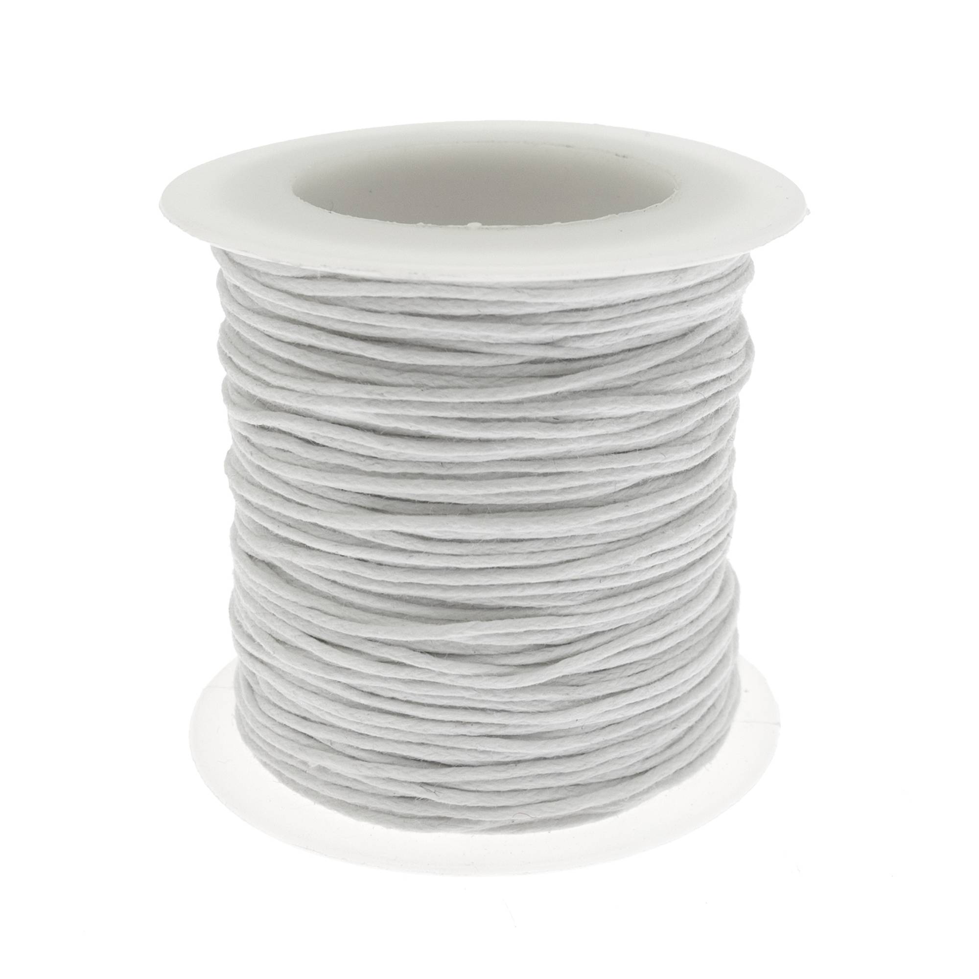 White Cotton Cord 1mm x 40m