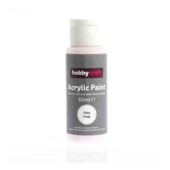 Pale Pink Acrylic Craft Paint 60ml