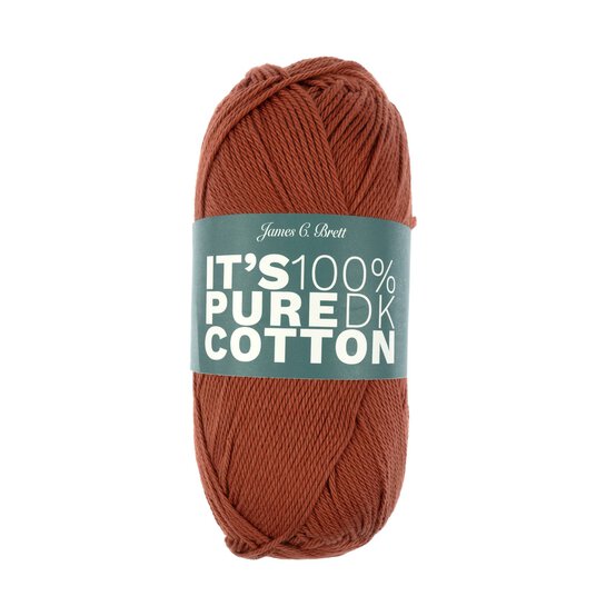 James C Brett Terracotta It’s Pure Cotton Yarn 100g
