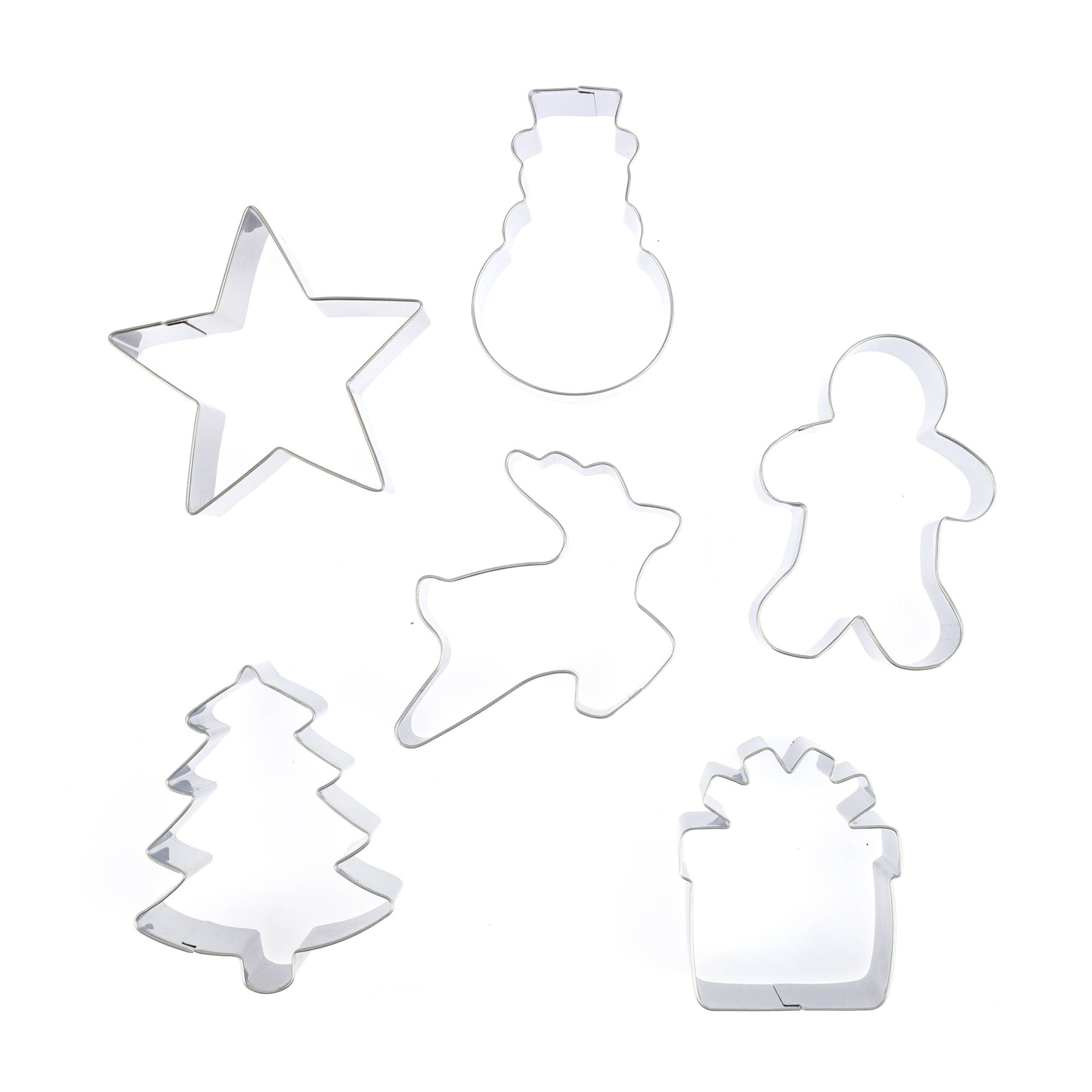 Christmas Cookie Cutter Set 6 Pack