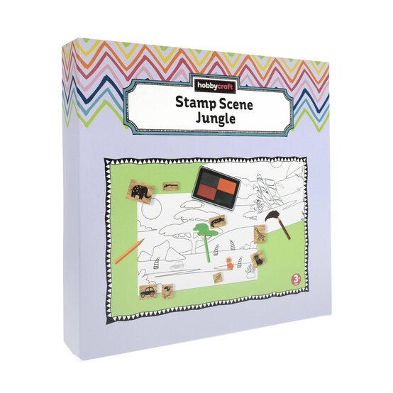 Into the Jungle Stamp Scene Kit