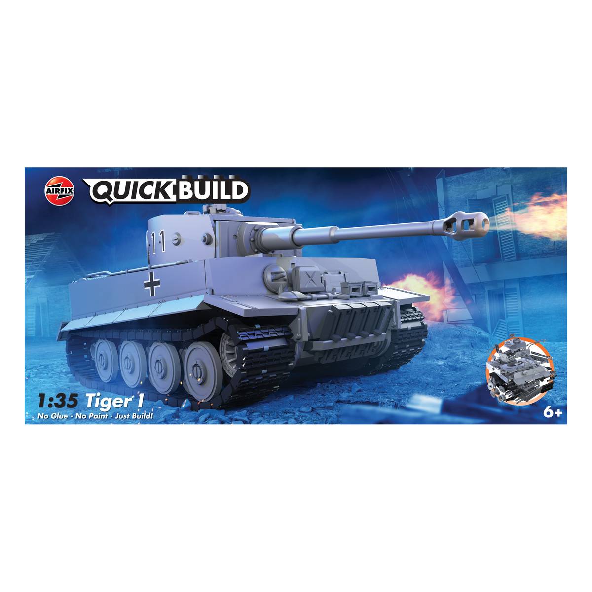 Airfix Quickbuild Tiger I Model Kit