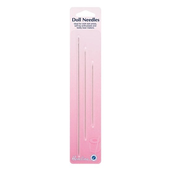 Hemline Doll Needles 3 Pack