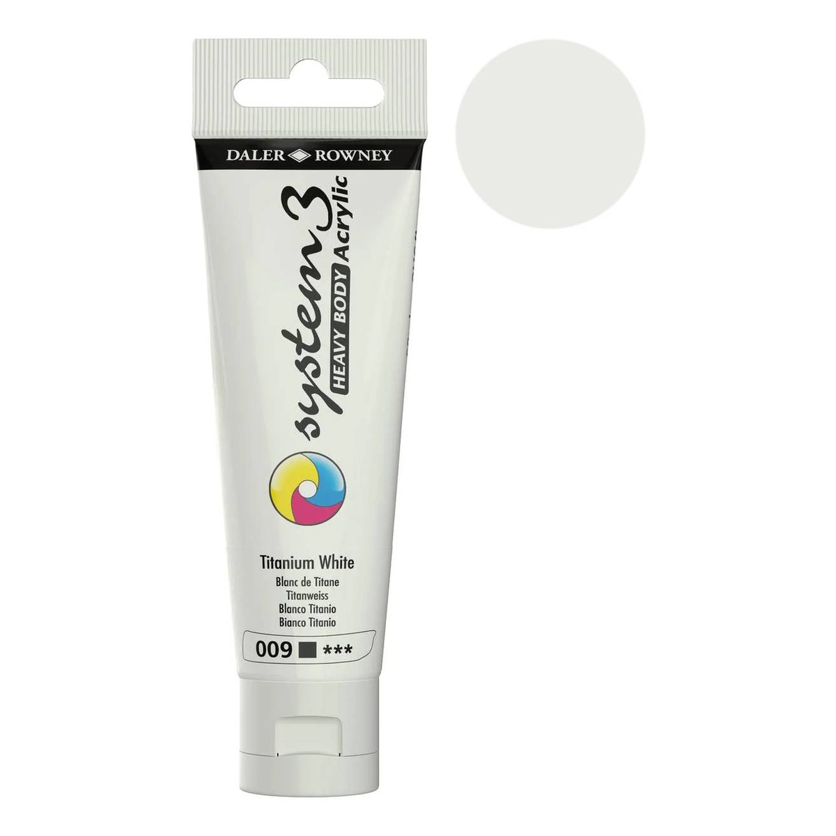 Daler-Rowney System3 Titanium White Heavy Body Acrylic 59ml