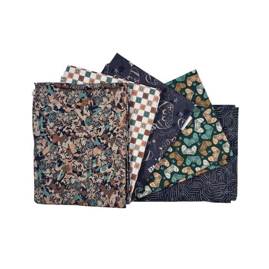 Combat Quest Cotton Fat Quarters 5 Pack