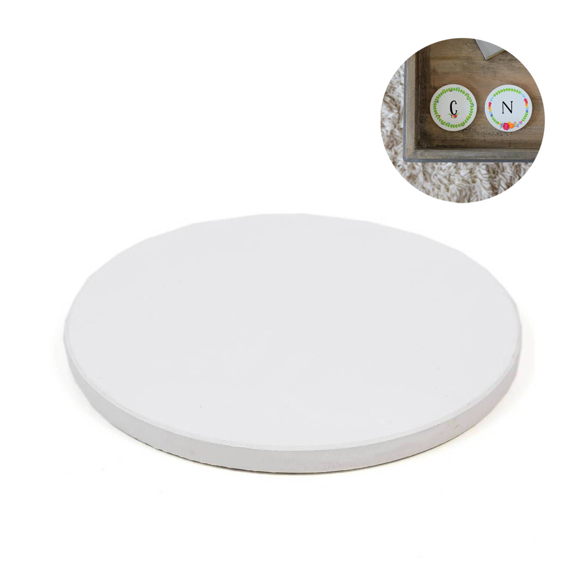 Unglazed Ceramic Coaster 1cm x 10cm x 10cm