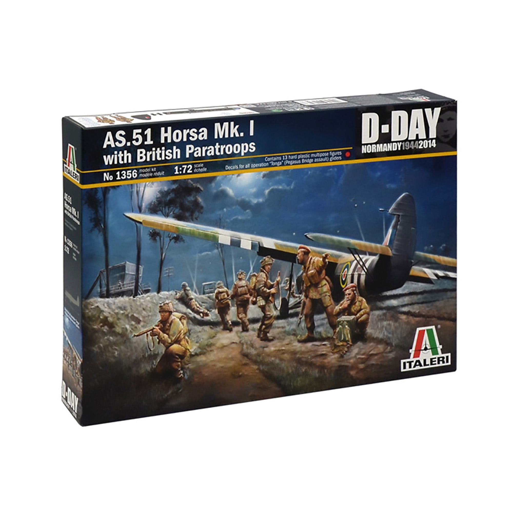 Italeri AS.51 Horsa Mk.1 with British Paratroops Model Kit 1:72