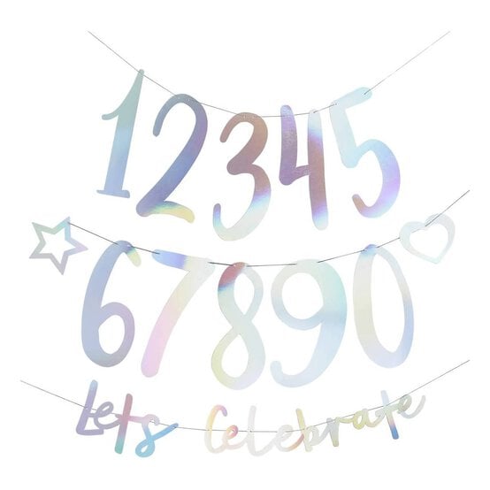 Create Your Own Iridescent Banner 2m