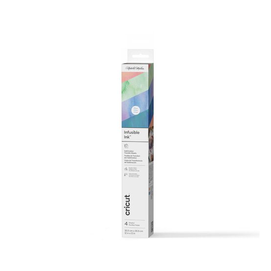 Cricut Infusible Ink Watercolour Transfer Sheets 12 x 12 Inches 4 Pack