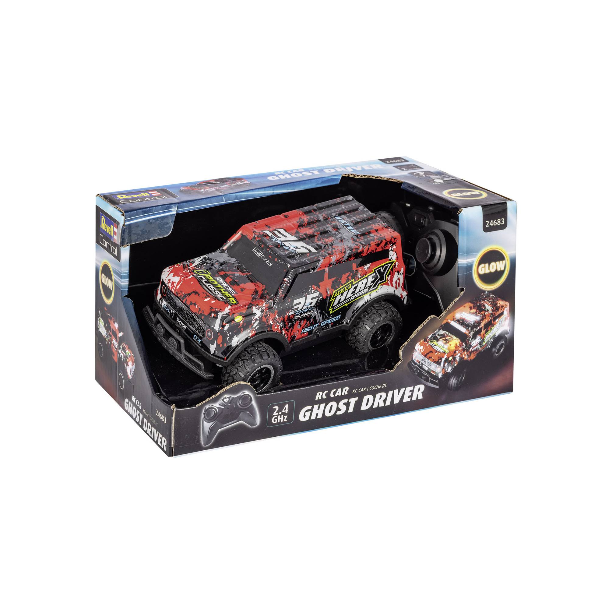 Revell Red Control RC Car Ghost Driver