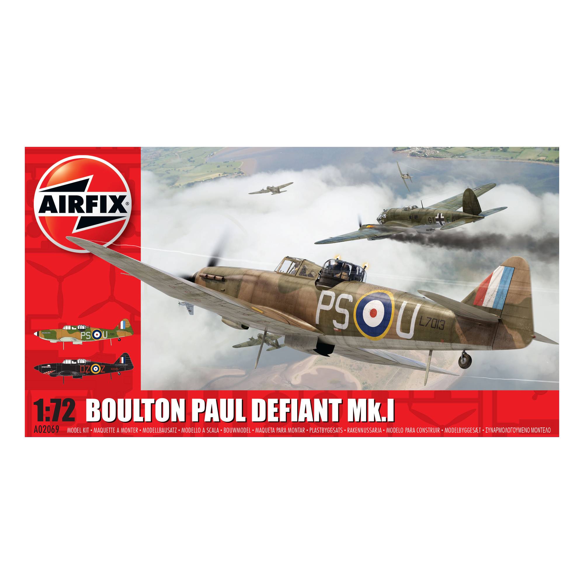 Airfix Boulton Paul Defiant Mk.I Model Kit 1:72