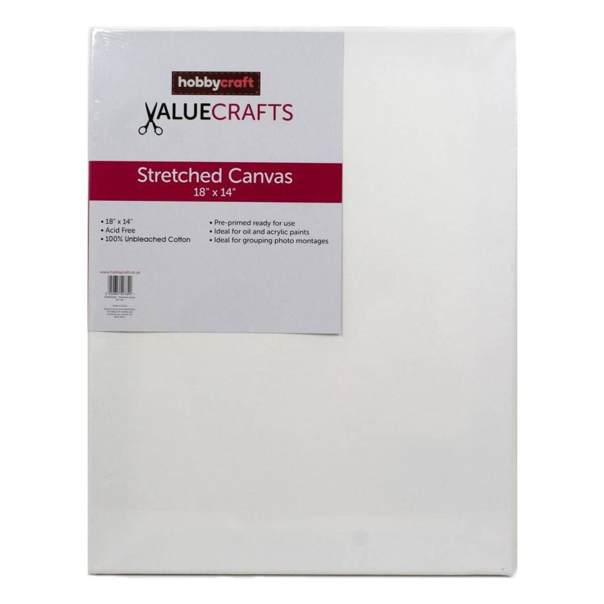 Valuecrafts Stretched Canvas 46cm x 36cm