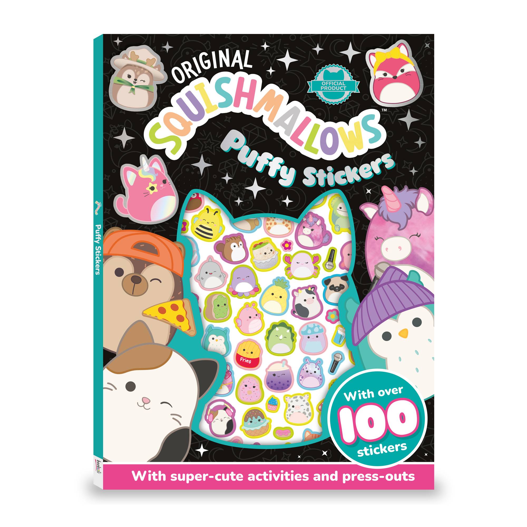 Squishmallows Puffy Stickers Book