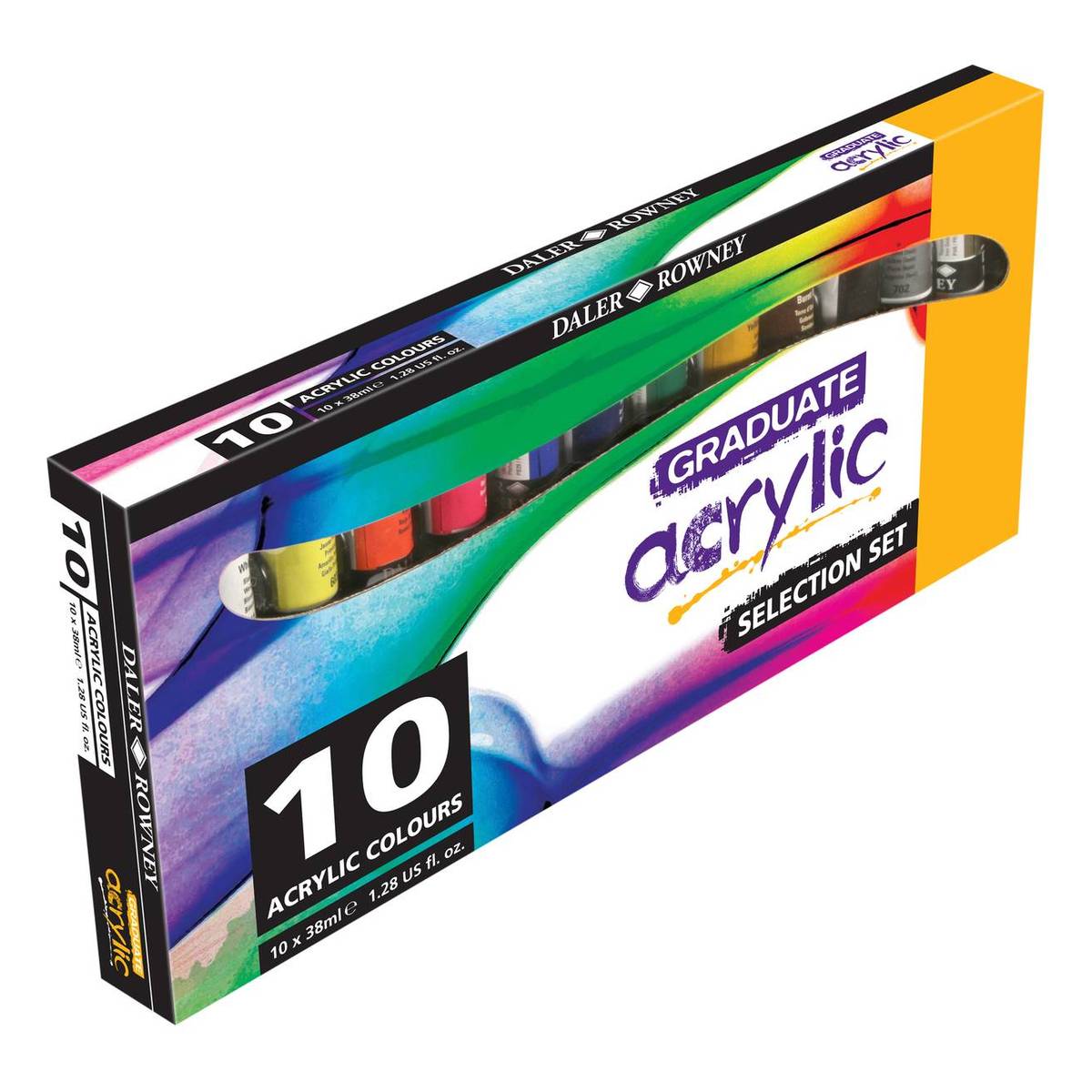 Daler-Rowney Graduate Acrylic Introduction Set 10 Pieces