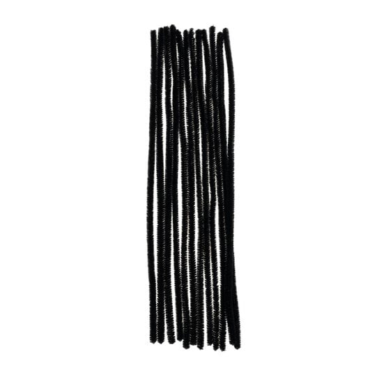 Black Pipe Cleaners 12 Pack