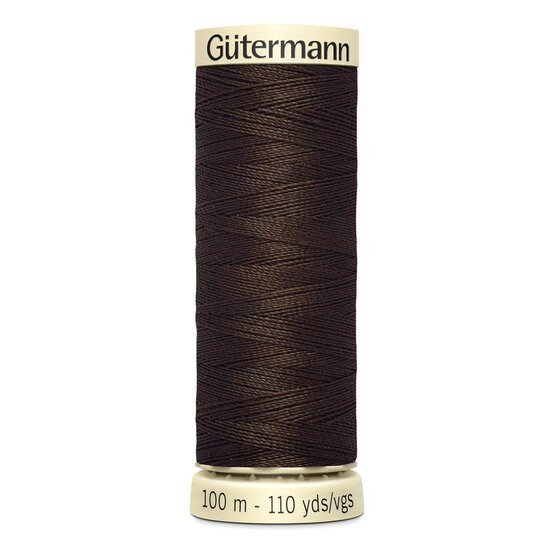 Gutermann Brown Sew All Thread 100m (406)