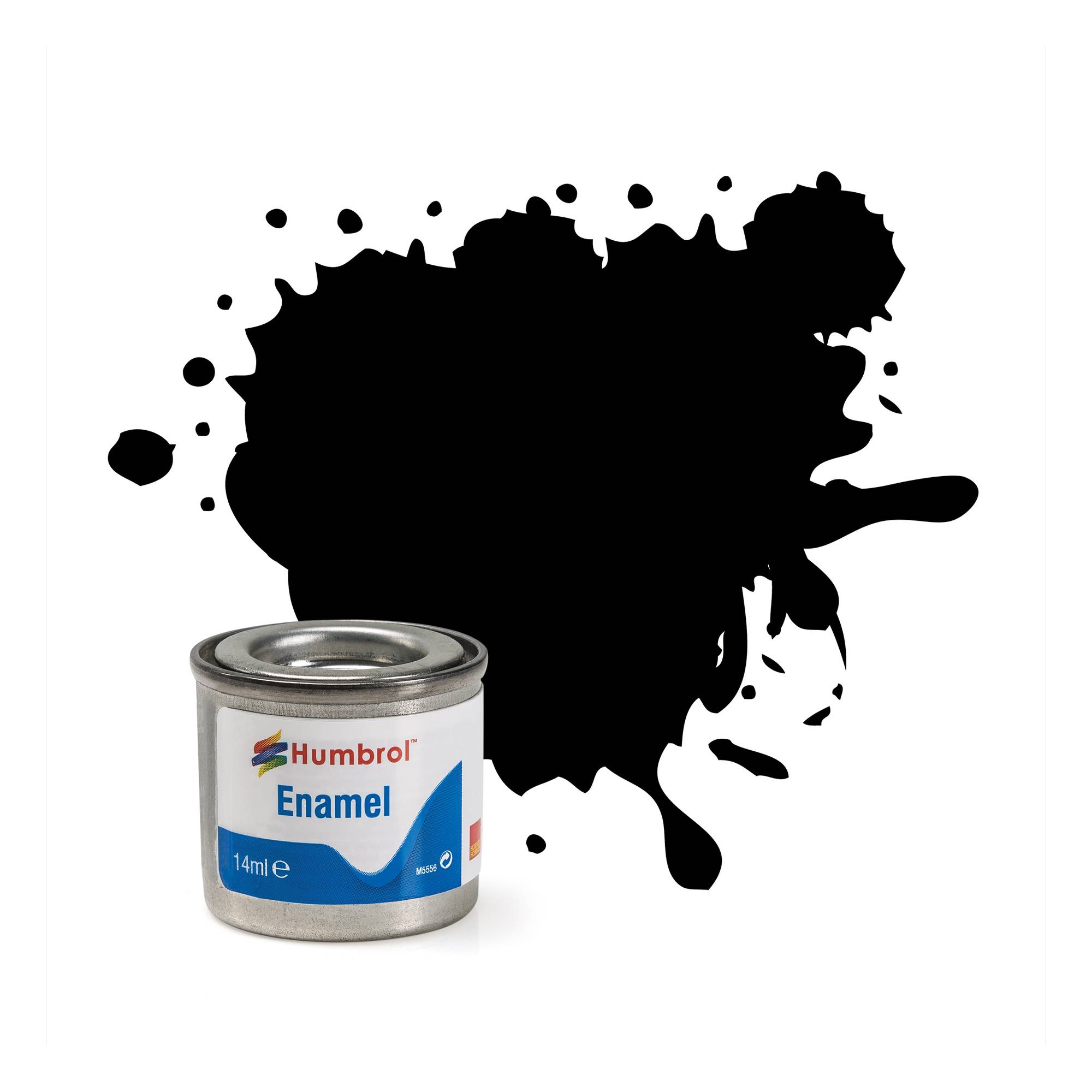 Humbrol 33 Black Enamel Matt Paint 14ml