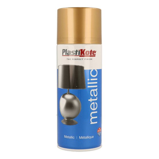 PlastiKote Gold Metallic Spray Paint 400ml