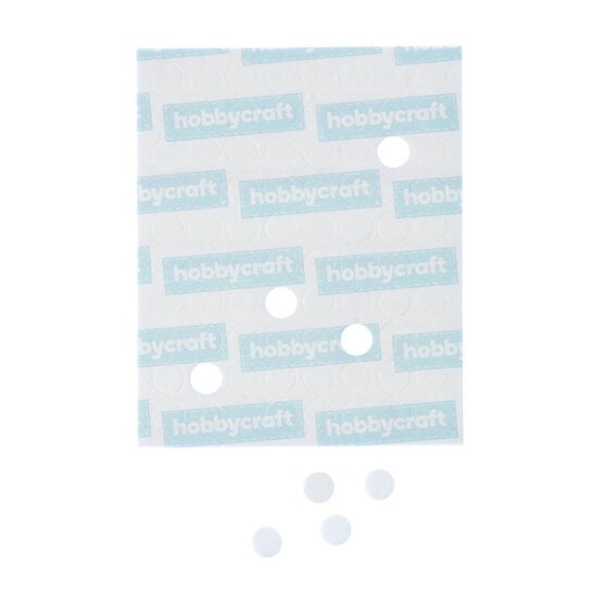 Adhesive Circle Foam Pads 10mm 80 Pack