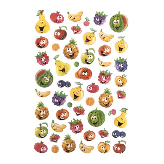 Fruit Puffy Stickers