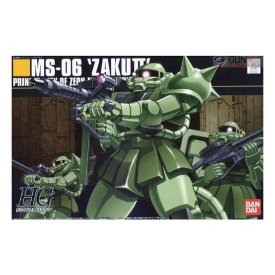 Gunpla HG MS-06 Zaku II Model Set 1:144