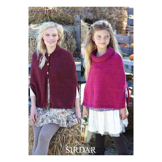 Sirdar Harrap Tweed Capes Digital Pattern 7395