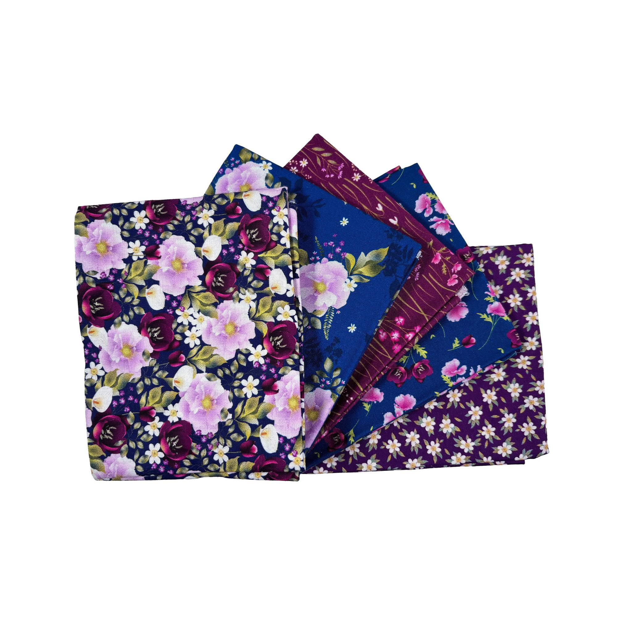 Nocturne Flora Cotton Fat Quarters 5 Pack