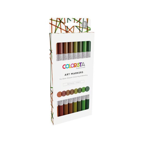 Colorista Natural Tone Art Markers 8 Pack