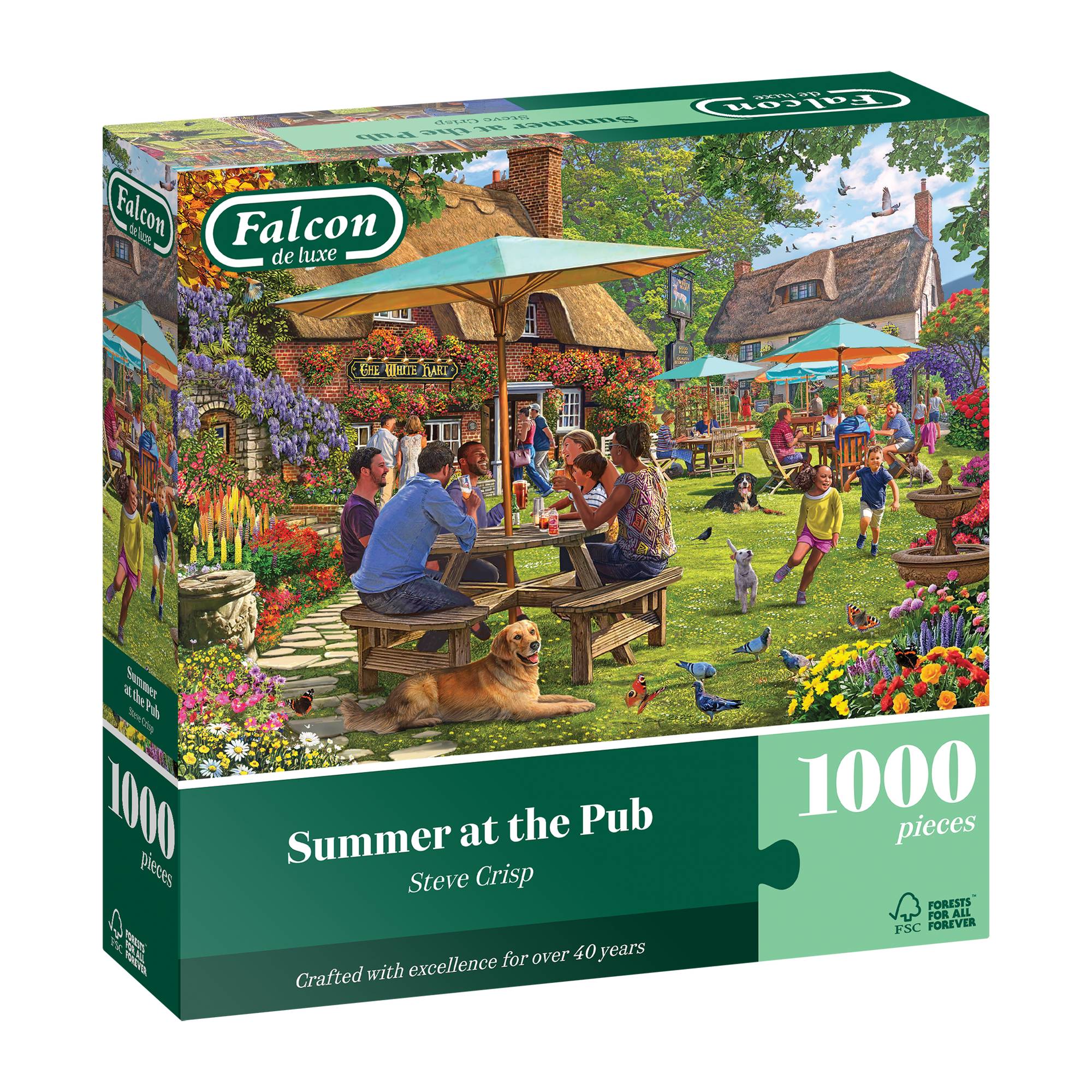 Falcon Summer at Pub Jigsaw Puzzle 1000 Pieces