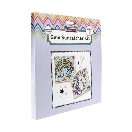 Rainbow Gem Suncatcher Kit 2 Pack