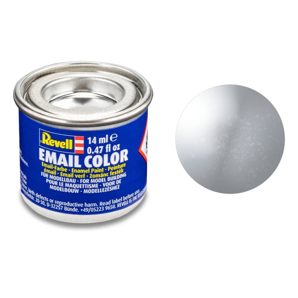 Revell Silver Metallic Enamel Paint 14ml (90)