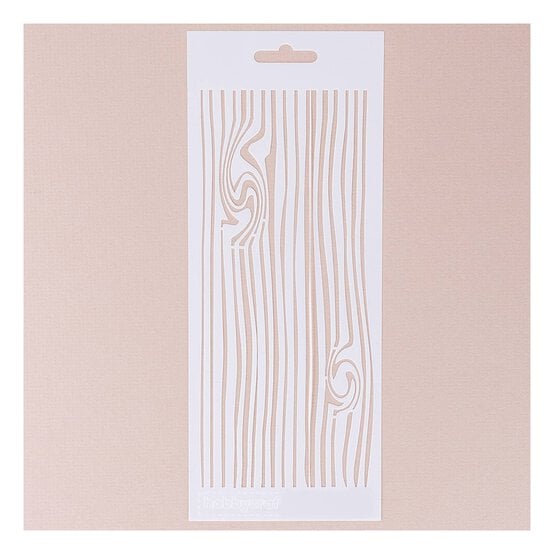 Wood Effect Stencil 10cm x 25cm