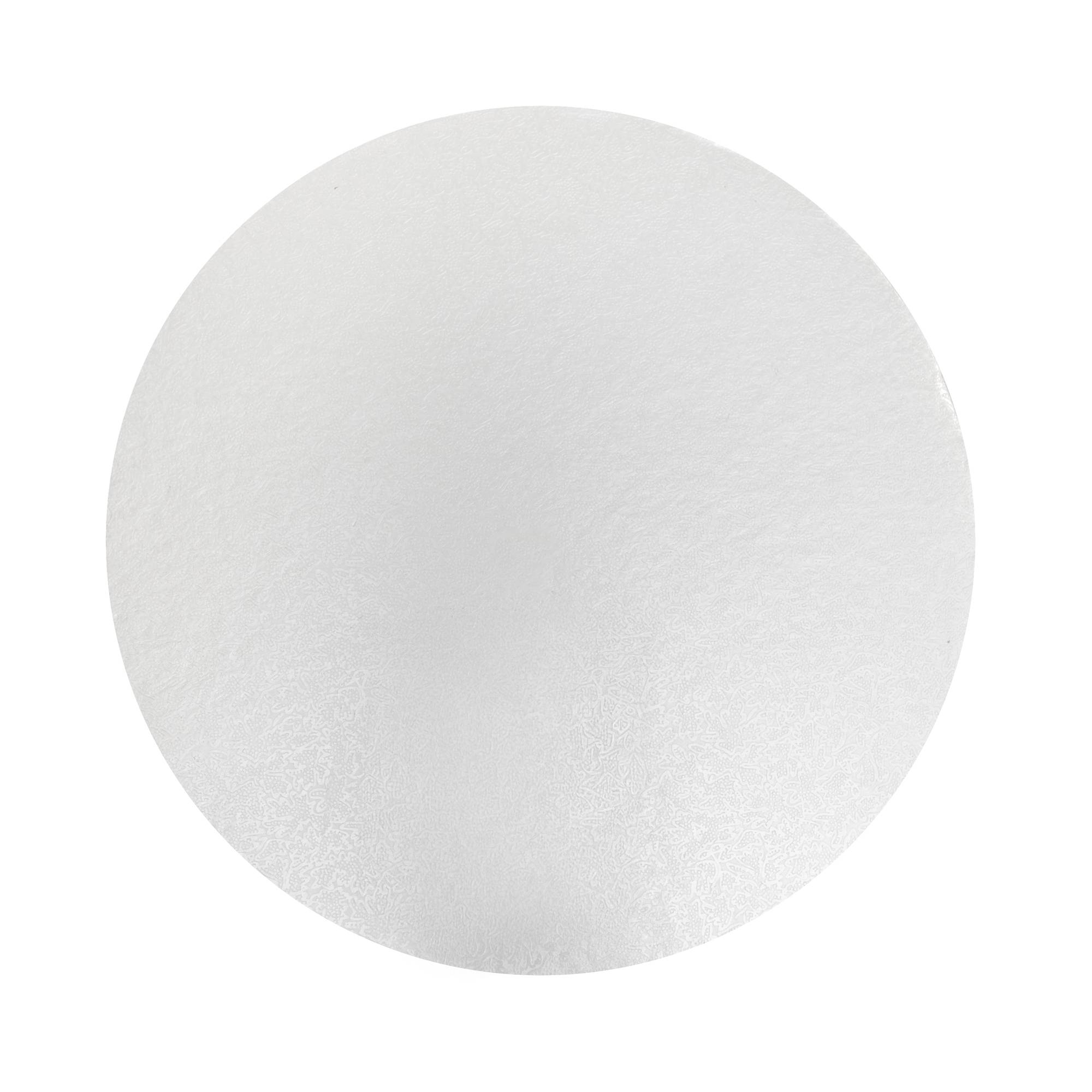 Silver Round Double Thick Card Cake Board 9 Inches