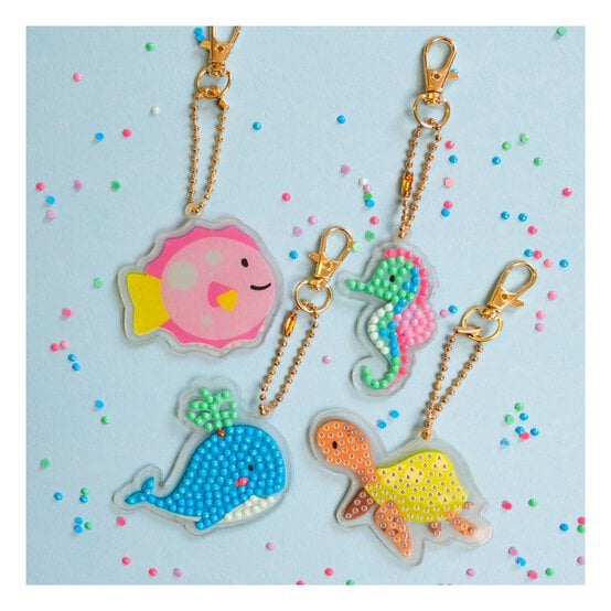 Sea Life Diamond Art Keyring Kit
