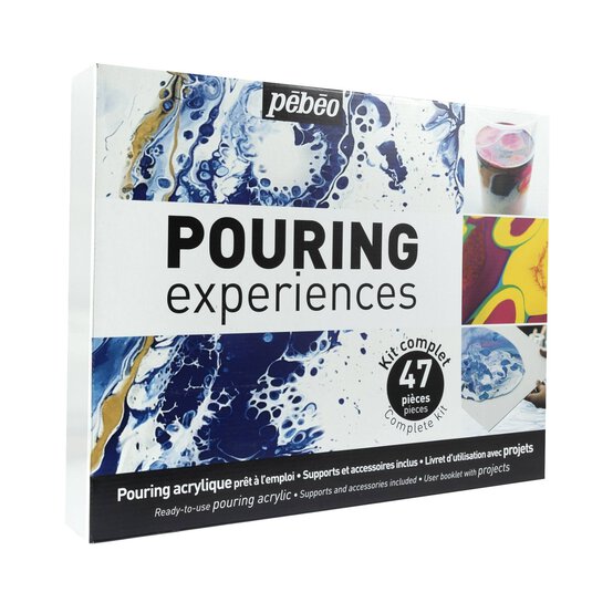 Pebeo Pouring Experiences Kit 47 Pieces