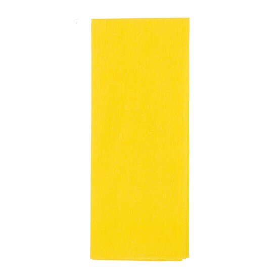 Yellow Crepe Paper 100cm x 50cm