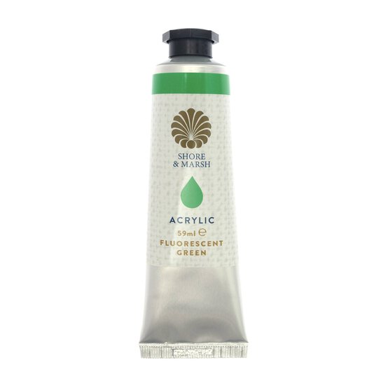 Shore & Marsh Fluorescent Green Acrylic Paint 59ml