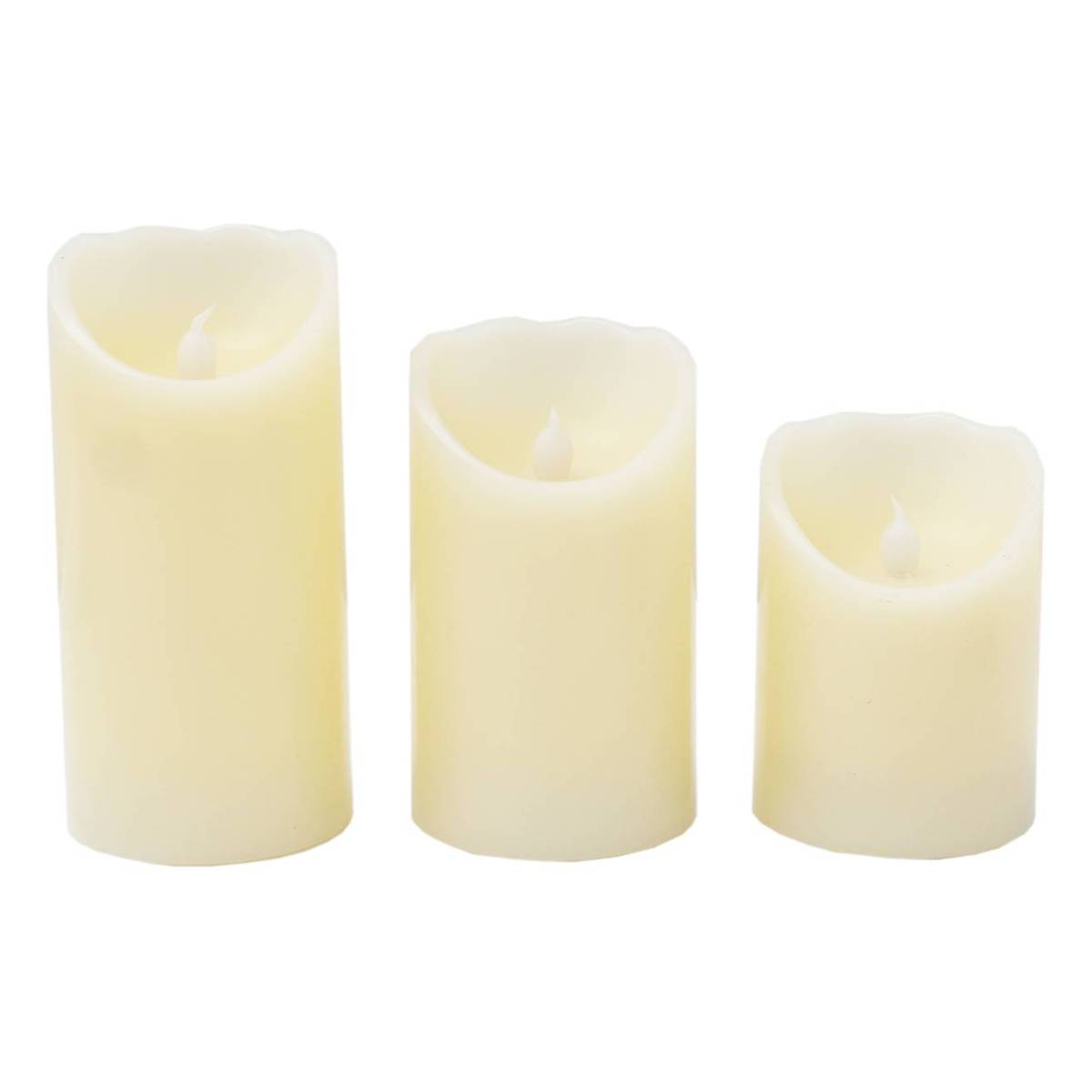 Hobbycraft Flickering LED Candles 3 Pack
