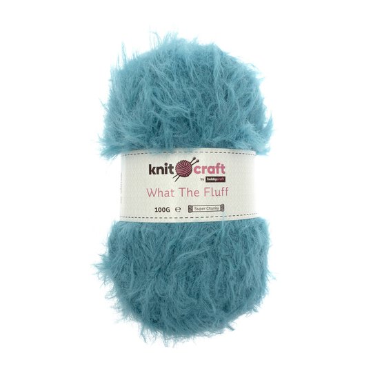 Knitcraft Blue What the Fluff 100g