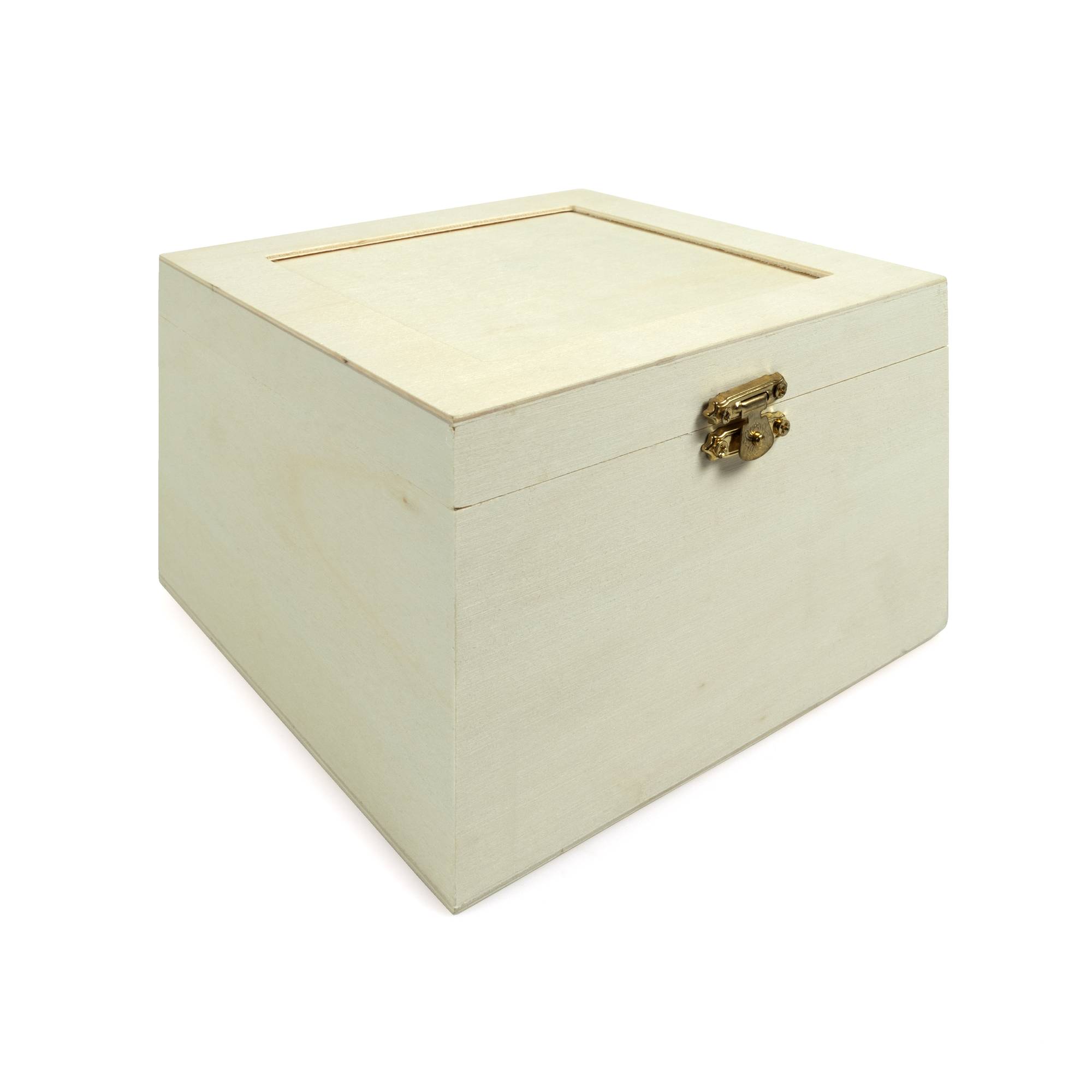 Wooden Photo Box 15cm x 15cm x 10cm