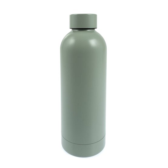 Khaki Matt Metal Water Bottle