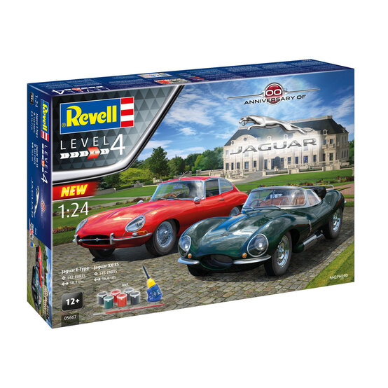 Revell Jaguar 100th Anniversary Model Set 1:24