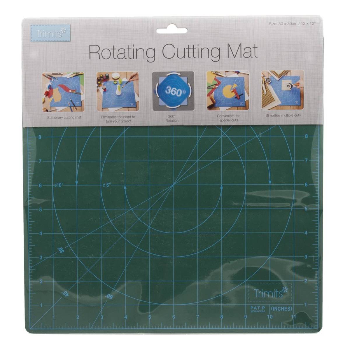 Rotating Cutting Mat 30cm x 30cm