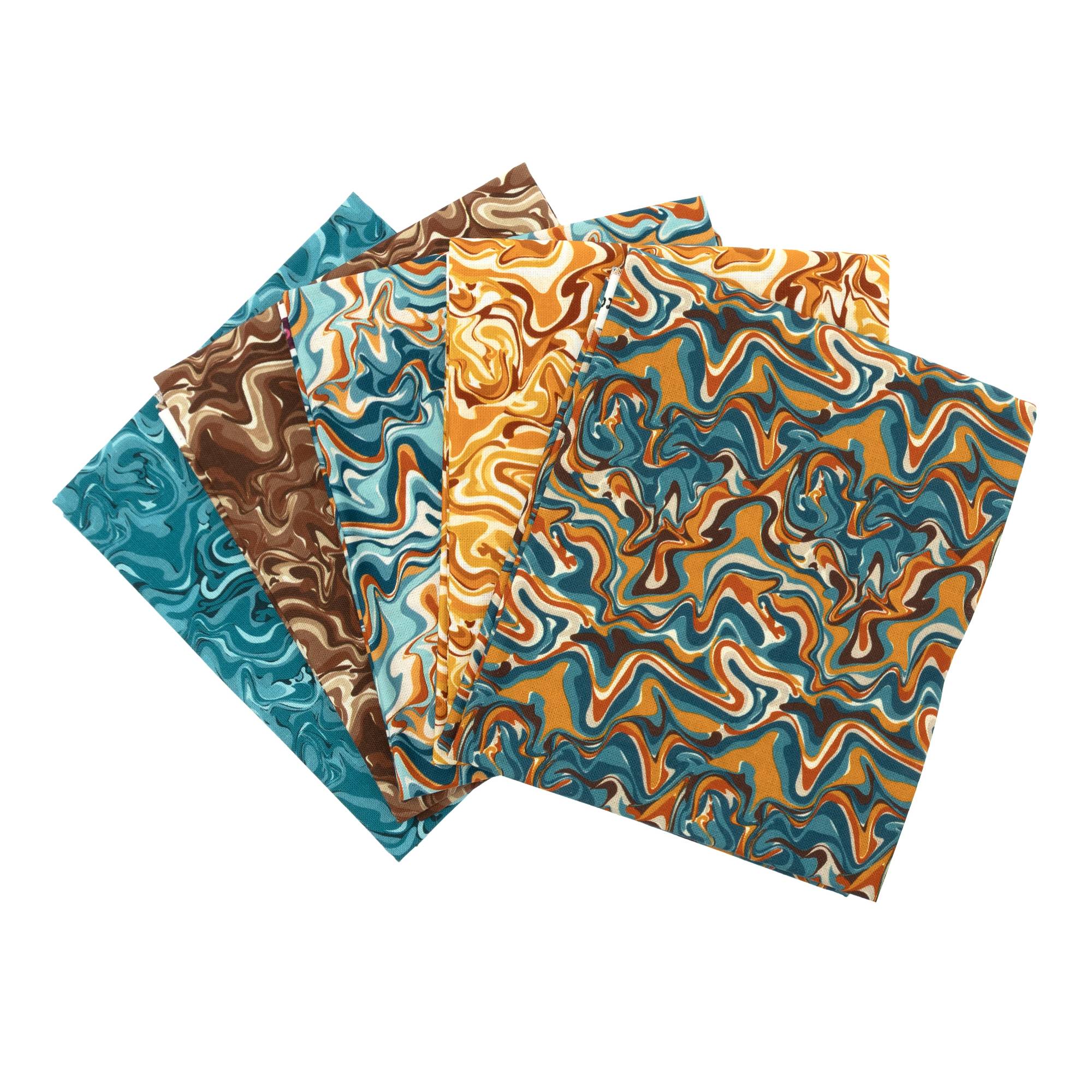 Mod Moods Cotton Fat Quarters 5 Pack