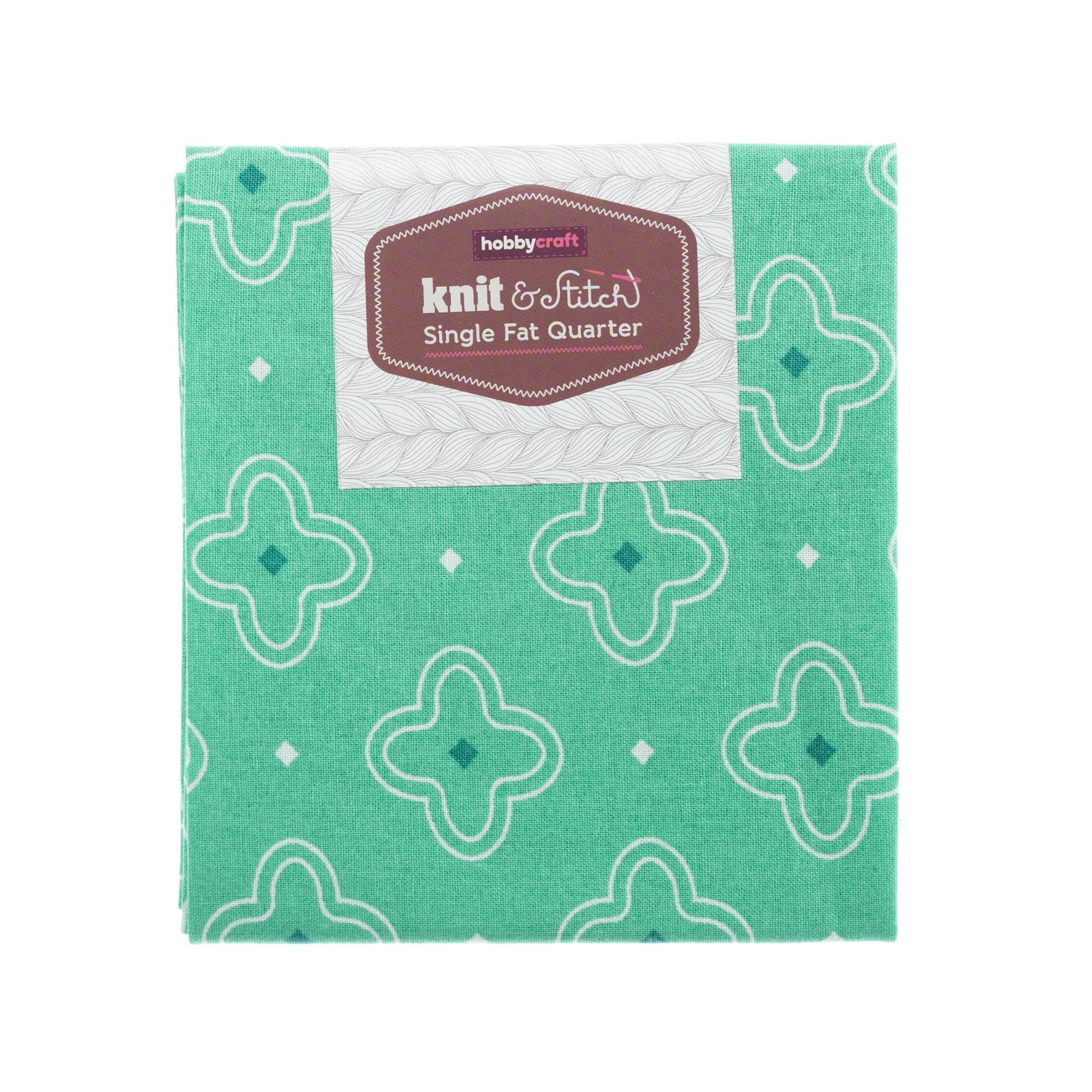 Green Cross Single Cotton Fat Quarter