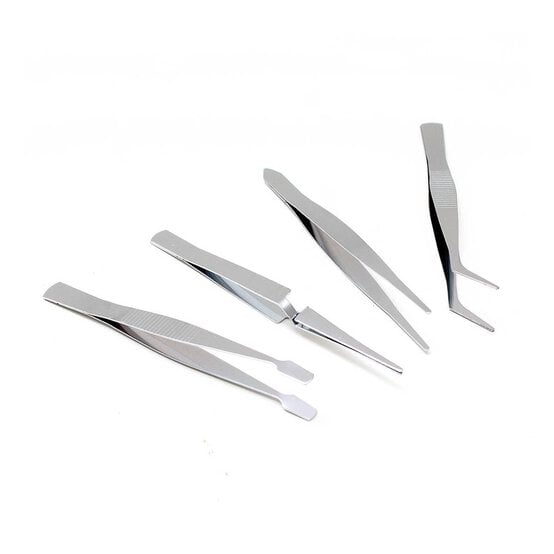 Tweezers 4 Pack