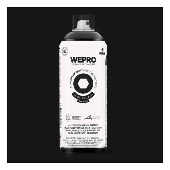 MTN WEPRO Cosmos Black Gloss All-Purpose Paint 400ml