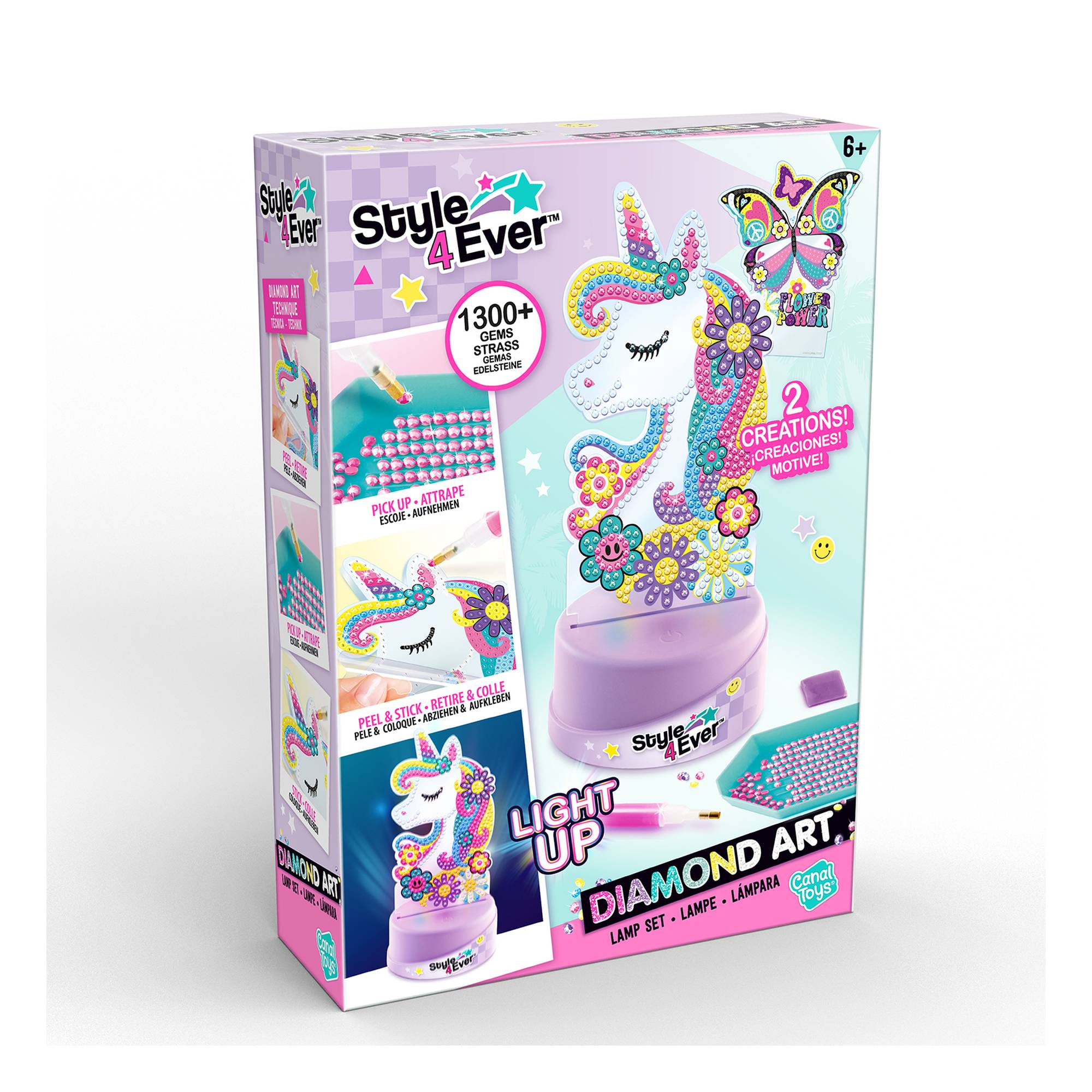 Style 4 Ever Diamond Art Lamp