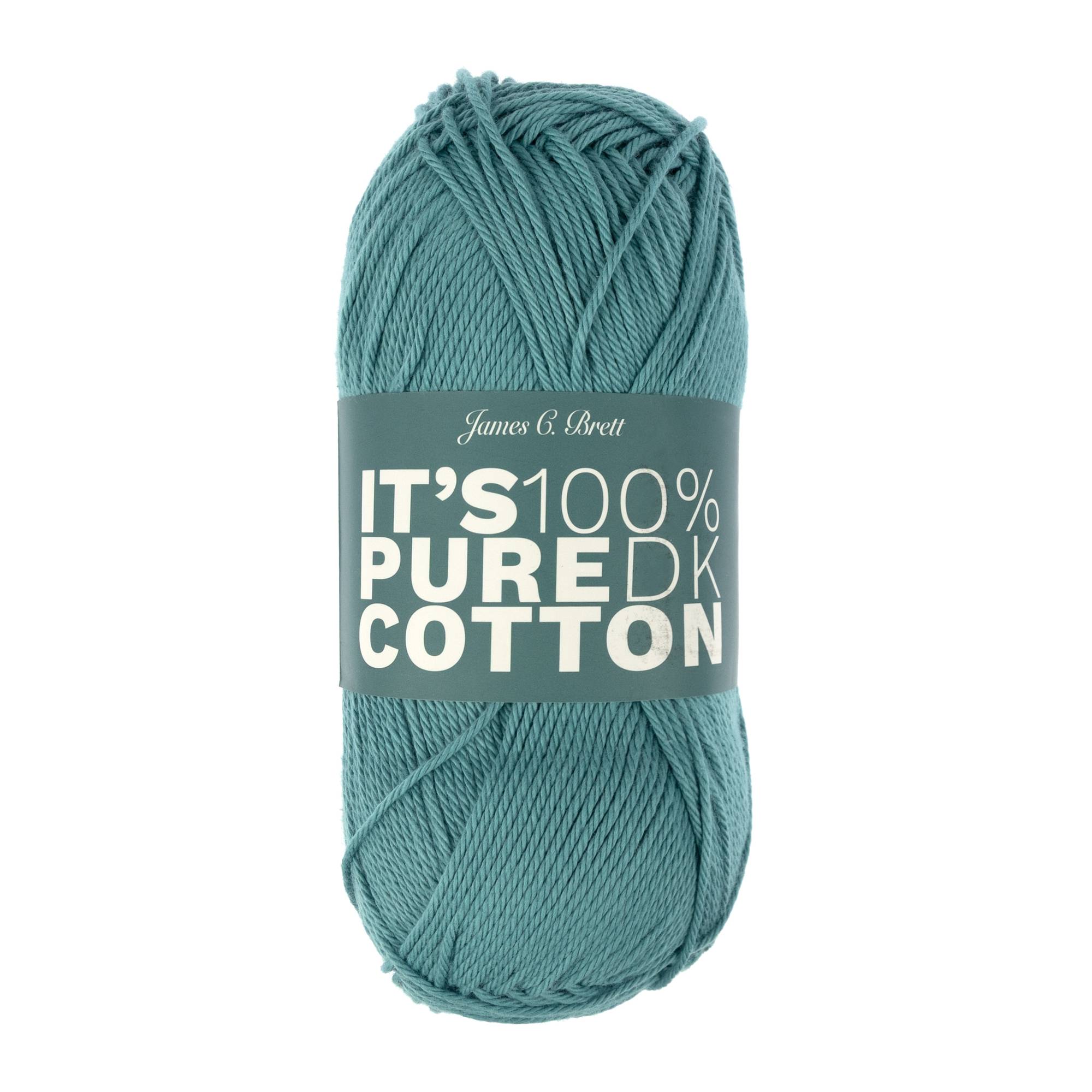 James C Brett Dusty Teal It’s Pure Cotton Yarn 100g