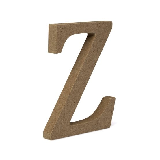 MDF Wooden Letter Z 8cm